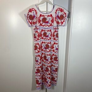 Tuckernuck Nimo with Love NWL Malachite‎ Kaftan midi maxi dress resort size xxs
